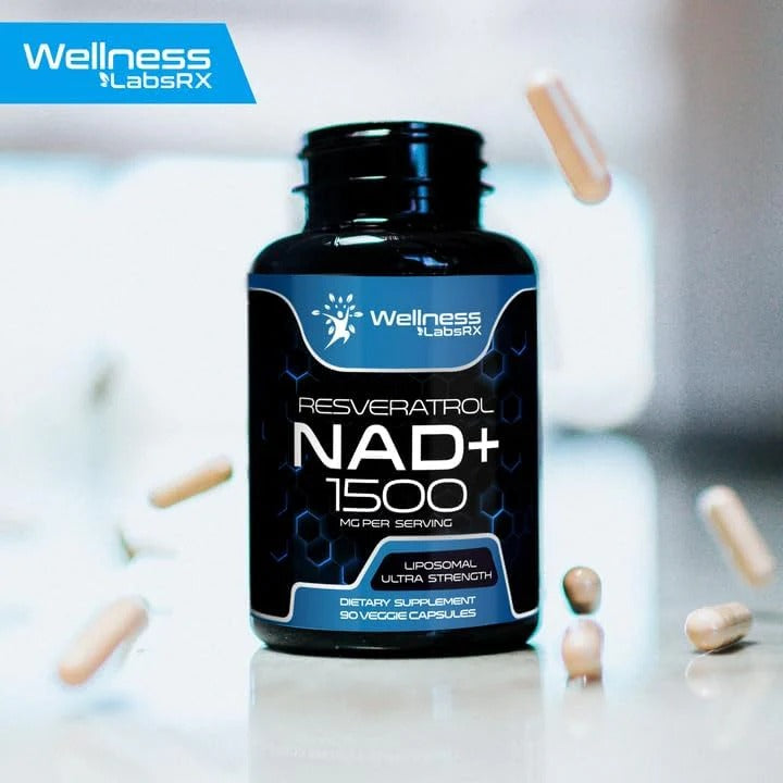 NAD 1500 + RESVERATROL | VITAMINA ANTIENVEJECIMIENTO