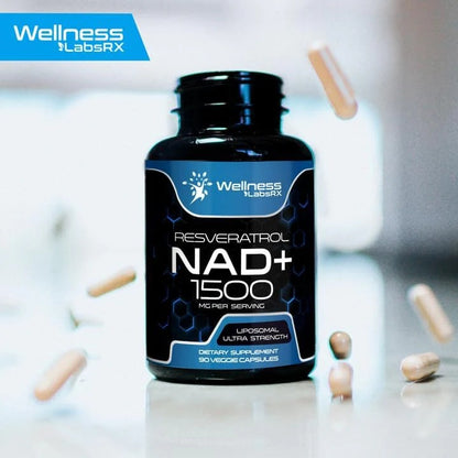 NAD 1500 + RESVERATROL | VITAMINA ANTIENVEJECIMIENTO